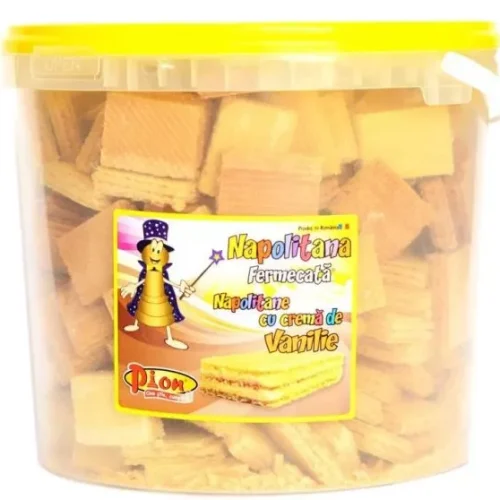 Napolitane Pion găleată 450gr- vanilie