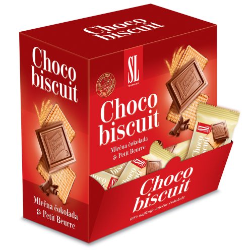 Biscuite cu ciocolată 14g cutie
