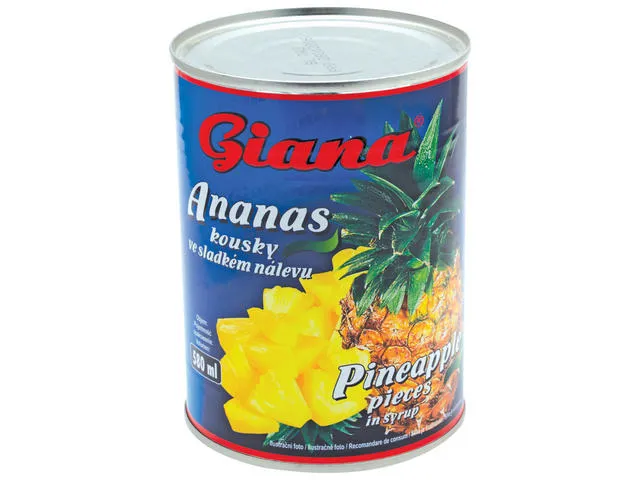 Ananas bucati in sirop, Giana, 565ml 1/12
