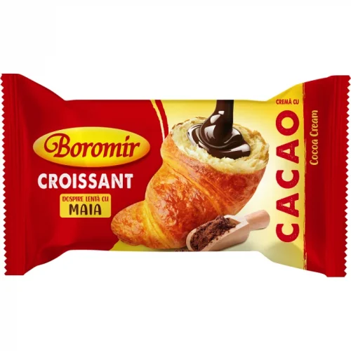 Croissant Boromir cu cremă cu cacao 60g bax