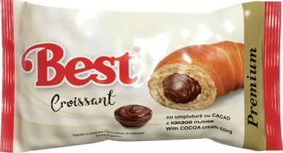 BEST CROISSANT CU UMPLUTURA CU CACAO 50G bax