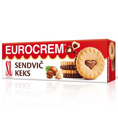 Eurocrem Sandwich Biscuit 125g / bucata