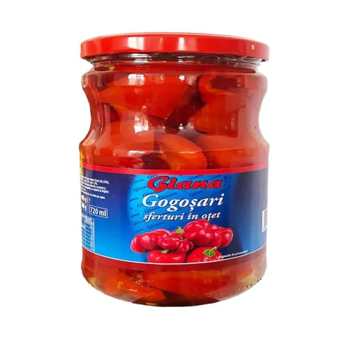Gogoșari sferturi în oțet Giana, 720 ml 1/12