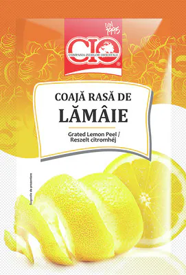 Coaja rasă de lămâie 10G cut