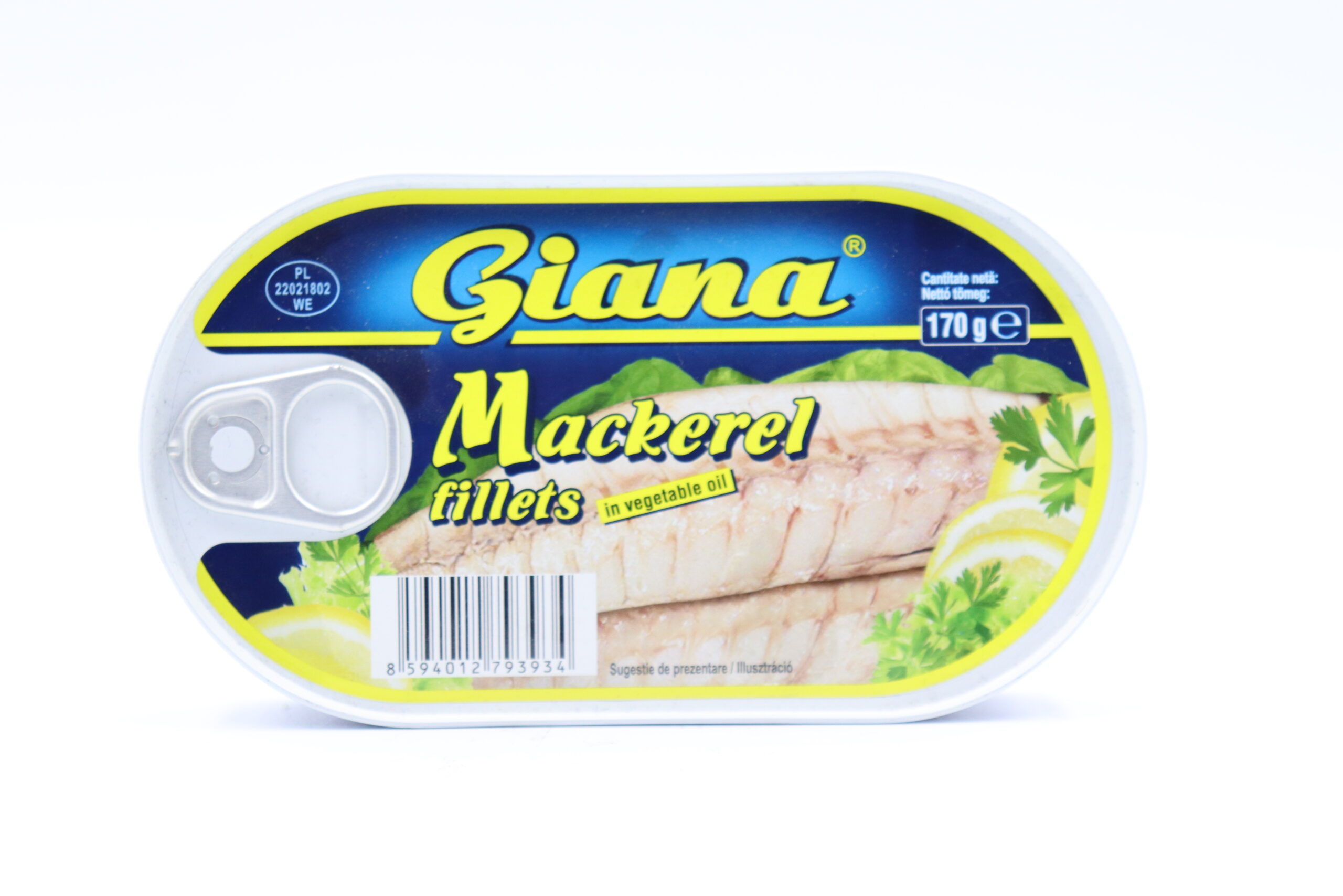 GIANA MACROU FILE ÎN ULEI 170G 1/12
