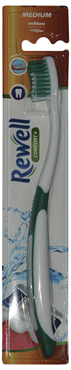 Periuță de dinți Rewell – Comfort Medium 1/12