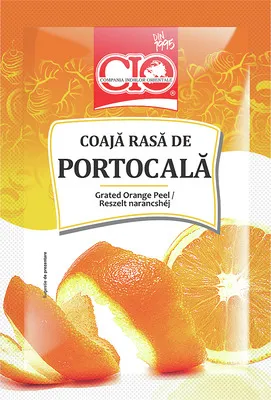 Coajă rasă de portocală 10g cut