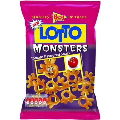 SNACKS LOTTO MONSTERS, 35GR