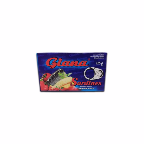 Conservă de sardine, în sos de roșii, Giana, 125g 1/50